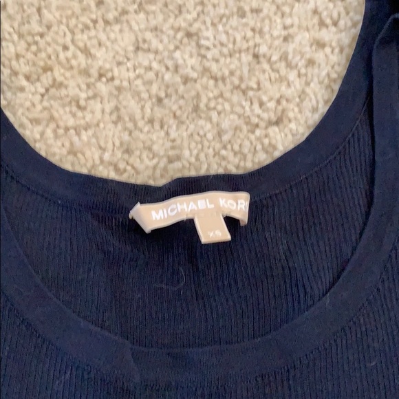 MK Collection Ribbed Navy Tank! - Picture 2 of 2